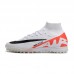 Air Zoom Mercurial Vapor XV Elite TF High Soccer Shoes-White/Black-8345138