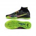 Air Zoom Mercurial Vapor XV Elite TF High Soccer Shoes-Black/Green-7944414