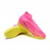 Superfly 8 Academy TF High Soccer Shoes-Pink/Yellow-7810303