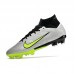 Air Zoom Mercurial Superfly IX Elite FG High Soccer Shoes-Gray/Black-3942092