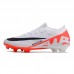 Air Zoom Mercurial Superfly IX Elite FG Soccer Shoes-White/Black-5171339