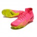 Air Zoom Mercurial Superfly IX Elite FG High Soccer Shoes-Pink/Yellow-5963771
