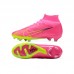 Air Zoom Mercurial Superfly IX Elite FG High Soccer Shoes-Pink/Yellow-2229597
