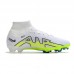 Air Zoom Mercurial Superfly IX Elite FG High Soccer Shoes-White/Green-920839
