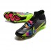 Air Zoom Mercurial Superfly IX Elite FG High Soccer Shoes-Black/Green-4259540