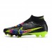 Air Zoom Mercurial Superfly IX Elite FG High Soccer Shoes-Black/Green-4259540