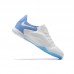 Tiempo Legend 9 TF Soccer Shoes-White/Blue-5943449