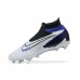 Phantom GX Elite FG High Soccer Shoes-White/Blue-1645808