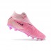 Phantom GX Elite FG High Soccer Shoes-Pink/Black-1055455