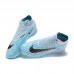Phantom GX Elite DF Link TF High Soccer Shoes-Blue/Gray-1100443