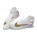 Phantom GX Elite DF Link TF High Soccer Shoes-White/Gold-1658221