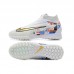 Phantom GX Elite DF Link TF High Soccer Shoes-White/Gold-1658221