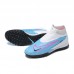 Phantom GX Elite DF Link TF High Soccer Shoes-Blue/White-6186543