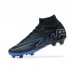 Air Zoom Mercurial Superfly IX Elite FG High Soccer Shoes-Black/Blue-7454387