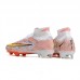 Air Zoom Mercurial Superfly IX Elite FG High Soccer Shoes-White/Orange-2908533