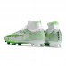 Air Zoom Mercurial Superfly IX Elite FG High Soccer Shoes-Green/White-4123622