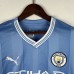 23/24 Women Manchester City Home Blue Jersey Kit short sleeve-8717761