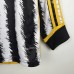 23/24 Juventus Home White Black Jersey Kit Long Sleeve (Long Sleeve + Short + Socks)-9902071