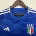 2023 Italy Home Blue Jersey Kit short Sleeve (Shirt + Short + Socks)-2034021