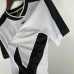 Retro 2000 Corinthians Home White Black Jersey Kit short sleeve-1070596