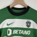 23/24 Kids Sporting Lisbon Home Green White Jersey Kit short Sleeve (Shirt + Short)-3152183