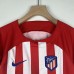 23/24 Kids Atletico Madrid home Red White Kids Jersey Kit short Sleeve (Shirt + Short)-3018120