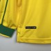 Retro 1998 Brazil Home Yellow Jersey Kit Long Sleeve-9900168