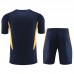 23/24 Real Madrid Navy Blue Training jersey Kit short sleeve (Shirt + Short)-6549589