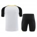 23/24 Chelsea White Black Training jersey Kit short sleeve (Shirt + Short)-5884778