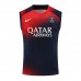 23/24 Paris Saint-Germain PSG Navy Blue Red Training jersey Kit Sleeveless vest (vest + Short)-7821543