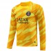 23/24 Goalkeeper Paris Saint-Germain PSG Yellow Orange Jersey Kit Long Sleeve (Long Sleeve + Short)-9810695