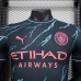 23/24 Manchester City Second Away Black Blue Jersey Kit short sleeve (Player Version)-7332652