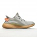Yeezy Boost 350 V2“True Form”Running Shoes-Gray/Orange-7035324