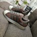 Superstar Running Shoes-Brown/White-9510136