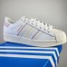 Superstar Running Shoes-White/Pink-7809515