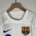 23/24 Kids Barcelona Away White Kids Jersey Kit short Sleeve (Shirt + Short)-2988031