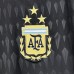 2023 Goalkeeper Argentina Black Jersey Kit short sleeve-9392349