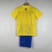 23/24 Riyadh Victory Kids Home Yellow Kids Jersey Kit short sleeve (Shirt + Short )-2861512