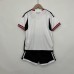 23/24 colo colo Kids Home White Kids Jersey Kit short sleeve (Shirt + Short )-1950795