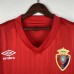 Retro 87/88 Osasuna Home Red Jersey Kit short sleeve-2861244
