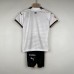 23/24 Kids Valencia home White Kids Jersey Kit short sleeve (Shirt + Short )-4888416