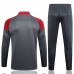 23/24 Manchester City Red Gray Edition Classic Jacket Training Suit (Top+Pant)-3025733