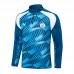 23/24 Manchester City Blue White Edition Classic Jacket Training Suit (Top+Pant)-2282182