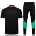 23/24 Bayern Munich M-U POLO Black Training jersey Kit short sleeve (Shirt + Pants)-515297