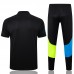 23/24 Arsenal POLO Black Training jersey Kit short sleeve (Shirt + Pants)-8104669