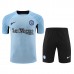 23/24 Inter Milan Blue Training jersey Kit short sleeve (Shirt + Short)-1093618
