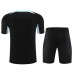 23/24 Inter Milan Black Training jersey Kit short sleeve (Shirt + Short)-6500145