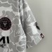 23/24 Miami Joint Edition Gray White Jersey Kit short sleeve-8761899
