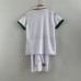 23/24 Kids Real Madrid Away White Kids Jersey Kit short Sleeve (Shirt + Short)-9642762