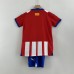 23/24 kids Halona home White Red Kids Jersey Kit short Sleeve (Shirt + Short)-7513395